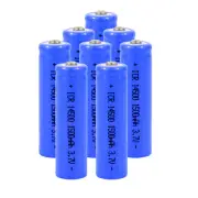 14500 Battery 1500mAh Li-ion 3.7V Rechargeable Batteries Cell For Flashlight LOT