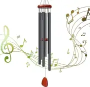 41" Extra Large Wind Chimes. Deep Tone Large Wind Chimes with 6 Aluminum Tube...