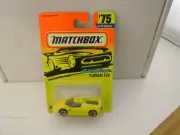 1996 MATCHBOX SUPERFAST #75 YELLOW FERRARI F50 NEW ON CARD