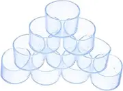 ULDIGI 10pcs Table and Chair Foot Cover Hardwood Floor Chair Protectors Bottom Protectors for Chairs Thickened Chair Pads Thickened Furniture Pads Clear Chair Leg Covers Transparent PVC