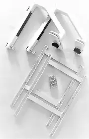 Railing Table Hardware Kit | Easy to Install Bracket Kit Attaches to Most Rai...