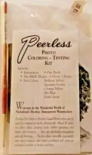 Peerless Photo Colouring Tinting Kit