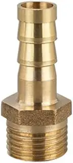 BSP Hose Connector Brass Pipe Fitting 10mm Barb x G3/8 Male, Hose Barb Tail Male BSP Thread Connector Joint Copper Coupler Adapter