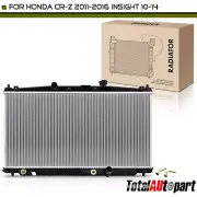 Radiator w/ Trans Oil Cooler for Honda CR-Z 2011-2016 1.5L Insight 10-14 1.3L (for: Honda)