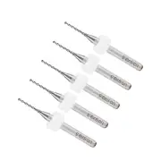 1/8" Shank 0.9mm Tungsten Carbide CNC Precision Micro PCB Drill Bits 5-Pieces
