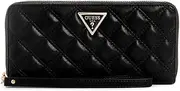 [GUESS] Black Printed Zip Fastening Wallet with Inside Pockets - Wallets