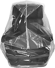 Wowfit Furniture Cover - Dust-Proof Moving Bag for Chairs, Recliners, Moving Boxes - Clear & Odorless Plastic Bag for Moving - 4mil Thick Chair Cover - 34W x 42D x 65/48H Inches