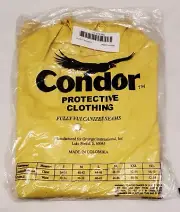 Condor Rain Jacket With Hood Yellow Xl 4T235