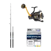 Shimano and Penn Tuna & Mackerel Fishing Set