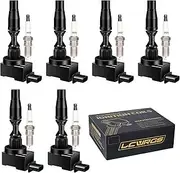 Set of 6 Ignition Coil Pack & Spark Plugs Fits for 3.6 V6 2016 2017 2018 2019 Chevy Colorado Camaro GMC Acadia Canyon Cadillac Buick LaCrosse CT6 ATS CTS XT5 3.6L Replaces UF830 12666339