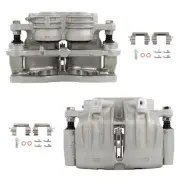 Front Pair Brake Calipers For 02-05 GMC Envoy XL 03-05 Chevrolet SSR w/ Bracket (for: Chevrolet)