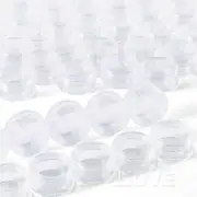 12Units Mini Sample Bottle Cosmetic Makeup Jar Pot Face Cream Lip Balm Container