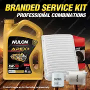 Oil Air Fuel Filter + 5L APX5W30D1 Service Kit for Toyota Camry MCV36R V6 3L