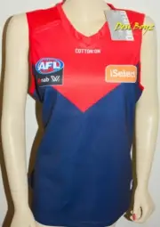 BNWT - Melbourne Demons Guernsey AFLW Womens Home Jersey - Size: 14 LARGE