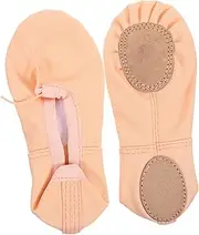 [Kisangel] 1 Pair Women Slippers Ballet Shoes for Girls Girl Shoes Pink Dancing Shoes Women Yoga Shoes Women Girl Dance Shoes Girl Dancing Shoes Ballet Slippers Toddler Cloth Canvas Keep Warm
