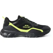 Slazenger Kids Lace Up Shoes - Black & Green