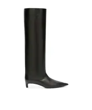 Jil Sander Pointed Toe Knee-Length Boots 36,36.5,35.5 Black