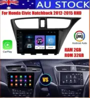 ✅9" Android Carplay Stereo Radio 2012 - 2015 Honda Civic Hatchback GPS Head Unit