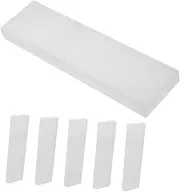 EXAOMBLE Portable Tongue Scraper Box Set 6pcs Plastic Storage Cases Travel Organizer for Accessories Easy to Open and Close