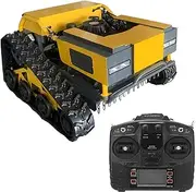 Crawler Mower Climbs up to 30° Incline, Gasoline Mower, Robot Lawn Mower, Four sroke Gasoline Lawn Mower with Remote Control, for Farm, Home Garden, Orchard
