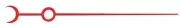 NEW Red Calendar Clock Hand for Clocks with Calendar Dials - Size 4-1/4" (H-351)