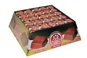 Alberts Chocolate Ice Cubes 100 Count Tray German Chocolates.