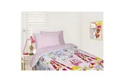 Glow in the Dark Quilt Cover Set Funfair Pink Single