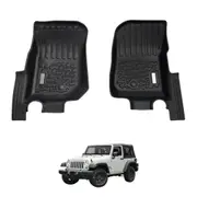 5D Car Floor Mats for Jeep Wrangler JK Series 2Door 2007-2018 Front 2PCS