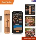 Wireless Meat Thermometer, 100m Range Bluetooth Meat Thermometer Probe for Co...