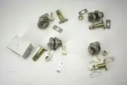 Lot Of 4 Master Lock DSO0615 Brushed Satin Finish Single Cylinder Door Deadbolt