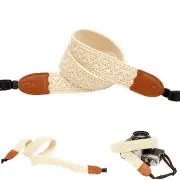Ivory lace style Fashion Camera Neck Shoulder Strap for Film SLR DSLR RF Digital