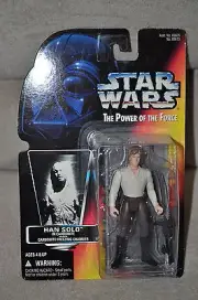 STAR WARS POWER OF THE FORCE HAN SOLO WITH CARBONITE FREEZING CHAMBER MOSC