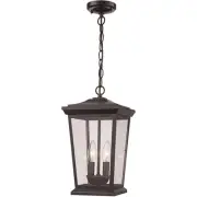 Trans Globe Lighting 50774-BK Turlock Outdoor Pendant or Chandeller Black