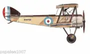 Model Airplane Plans (FF): Sopwith Pup 1/12 scale 26½"ws for .5-.8cc (.049ci)