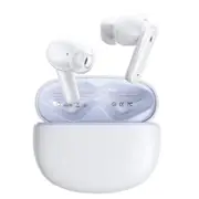 Wireless Dual Noise Cancelling Bluetooth Earphones For Music And Calls Ivory White Earbuds