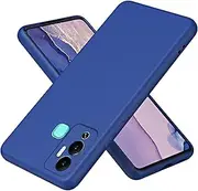 Protective Case Silicone Case Compatible with Infinix Hot 12 Play case, Ultra Slim Shockproof Protective Liquid Silicone Phone Case with Soft Anti-Scratch Microfiber Lining Cover Protective Case Case