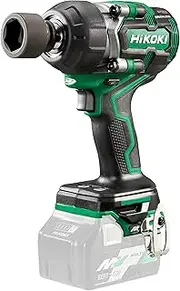 [Hikoki] WR36DEW2Z Cordless Impact Wrench 1/2 Inch (36 V, Max. Fixed Torque: 770 Nm, Bolts and Nuts: M10-M24, 1050 Nm, Brushless, Accessories: Carry Case, Battery and Charger Not Included)