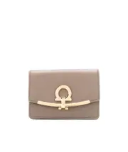 Salvatore Ferragamo Gancini Card Case One size Gray