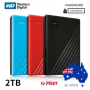 Western Digital My Passport 2TB External HDD Hard Drive USB 3.0