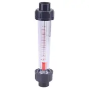 Flowmeter Rotameter Plastic Tube Type LZS-15 25-250L/H Instantaneous Water Liqui