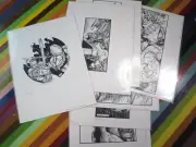 vtg original comic art drawing - Mike Wilson Steve Jackson Games' GURPS Vikings