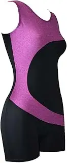 [Sookie Active] Violet Wave Tank Biketard (Ladies - Small)