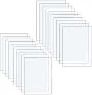 20 Pieces 5’’ x 7’’ x 0.043’’ (Actual Thickness 1.0mm -1.2mm) Acrylic Sheets Clear Extruded Plexiglass for Picture Frame Glass Replacement, Display Projects, Painting, DIY Craft (5 inch x 7 inch)
