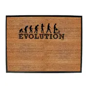 Evolution Gardening - Funny Novelty Doormat Man Cave Floor mat