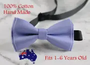 Boy Kids Baby 100% Cotton JACARANDA Light Purple Bow Tie Bowtie 1-6 Years Old