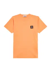 Stone Island Kids Logo Cotton T-shirt (10-12 Years) - Orange - 12YR (12 Years) 12YR (12 years)