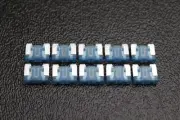 10 PACK ATM LOW PROFILE 15 AMP FUSE FUSES BLADE CIRCUIT 2 LEG MICRO ATMLP15