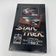 1991 Impel Star Trek Series 2 Trading Cards - Factory Sealed Packs, Unopened Box