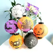 20cm Halloween Paper Lantern with LED Light