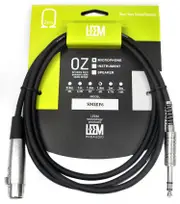 Leem 6ft Microphone Cable (1/4" Straight TRS - XLR Female)